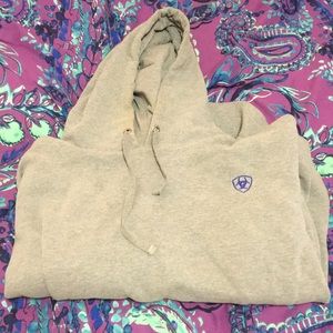 Grey Ariat hoodie